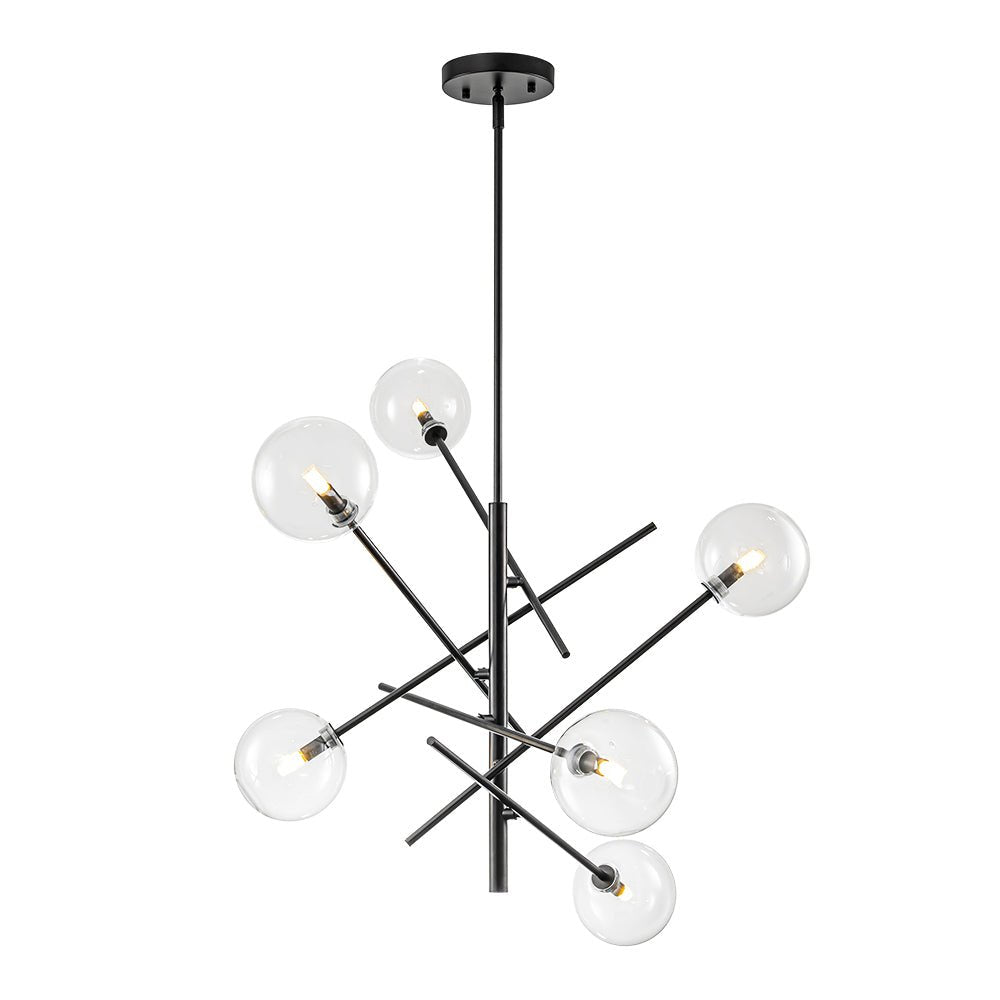 Glitre Celestial Sputnik Glass Chandelier