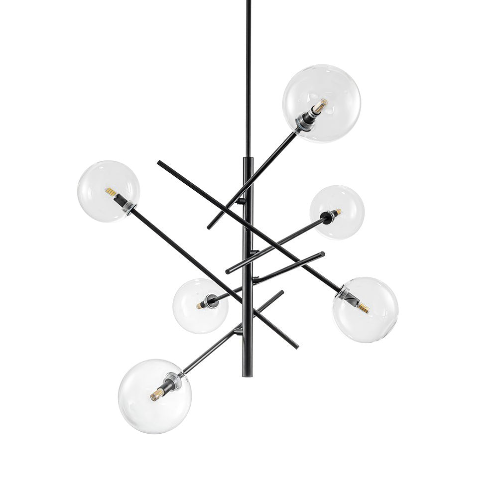 Glitre Celestial Sputnik Glass Chandelier
