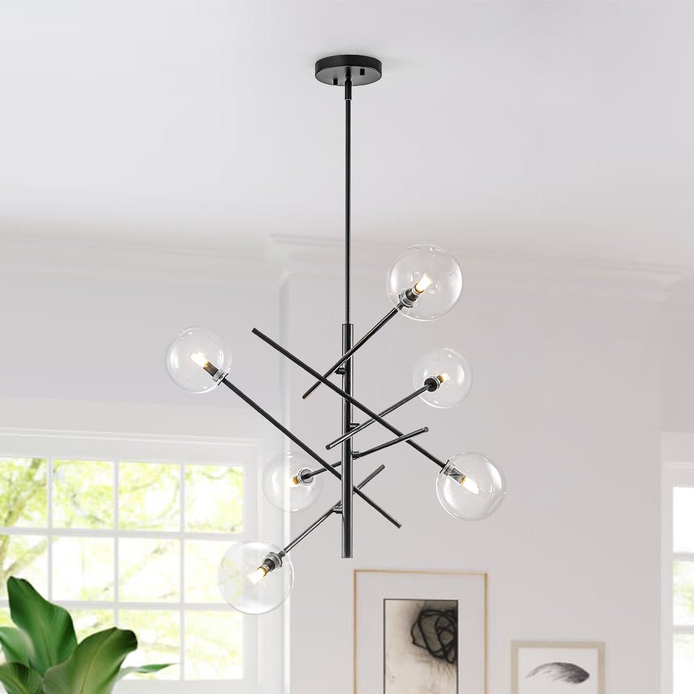Glitre Celestial Sputnik Glass Chandelier