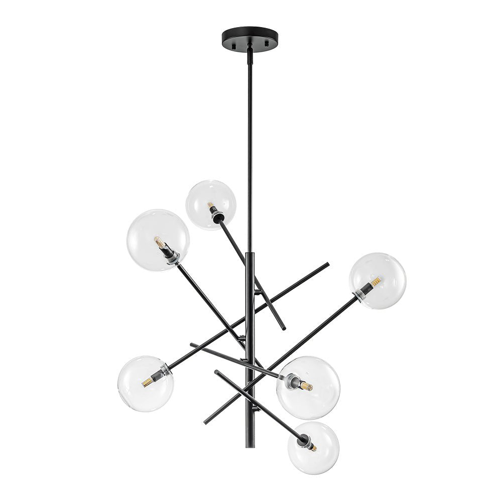 Glitre Celestial Sputnik Glass Chandelier