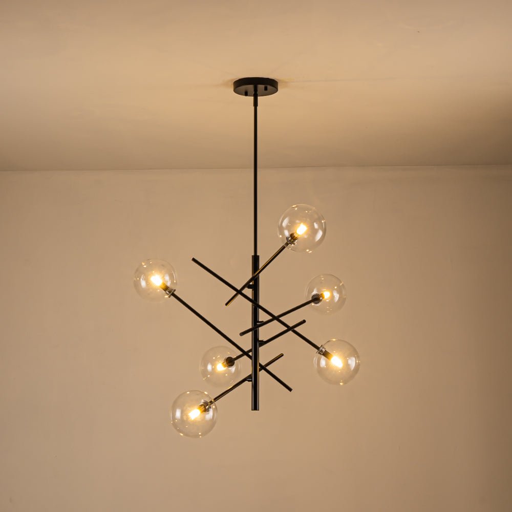 Glitre Celestial Sputnik Glass Chandelier