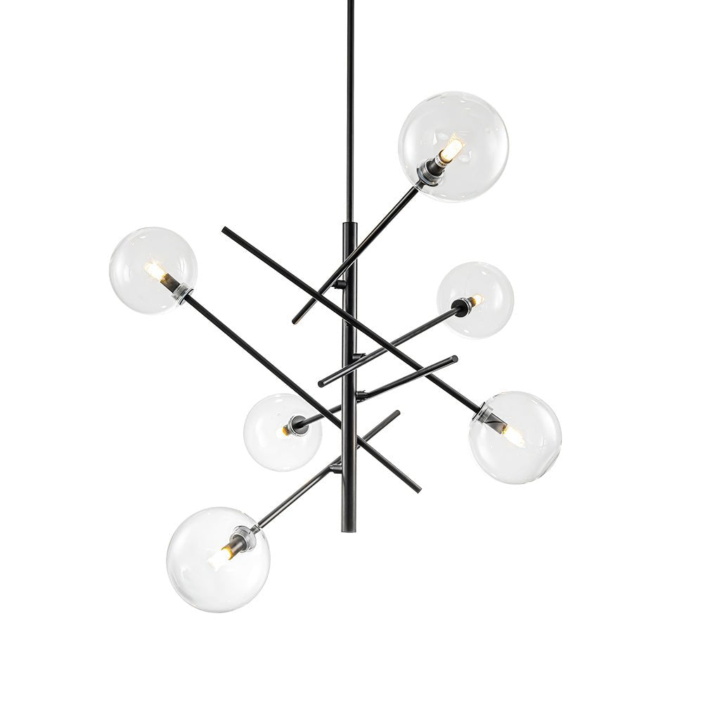 Glitre Celestial Sputnik Glass Chandelier