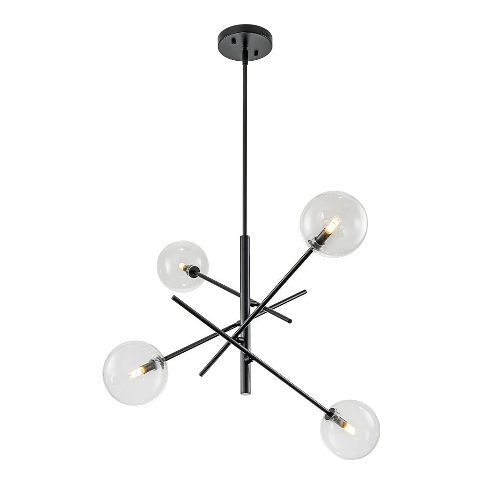 Glitre Celestial Sputnik Glass Chandelier