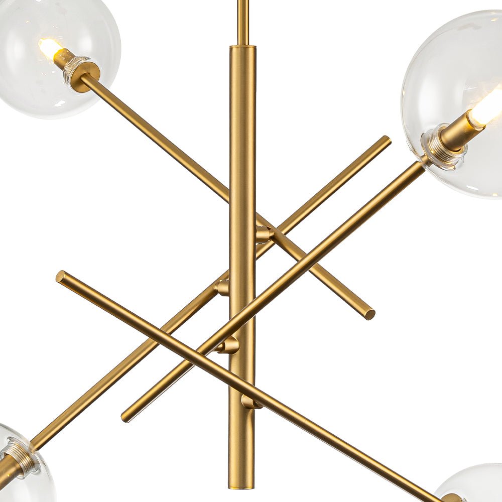 Glitre Celestial Sputnik Glass Chandelier