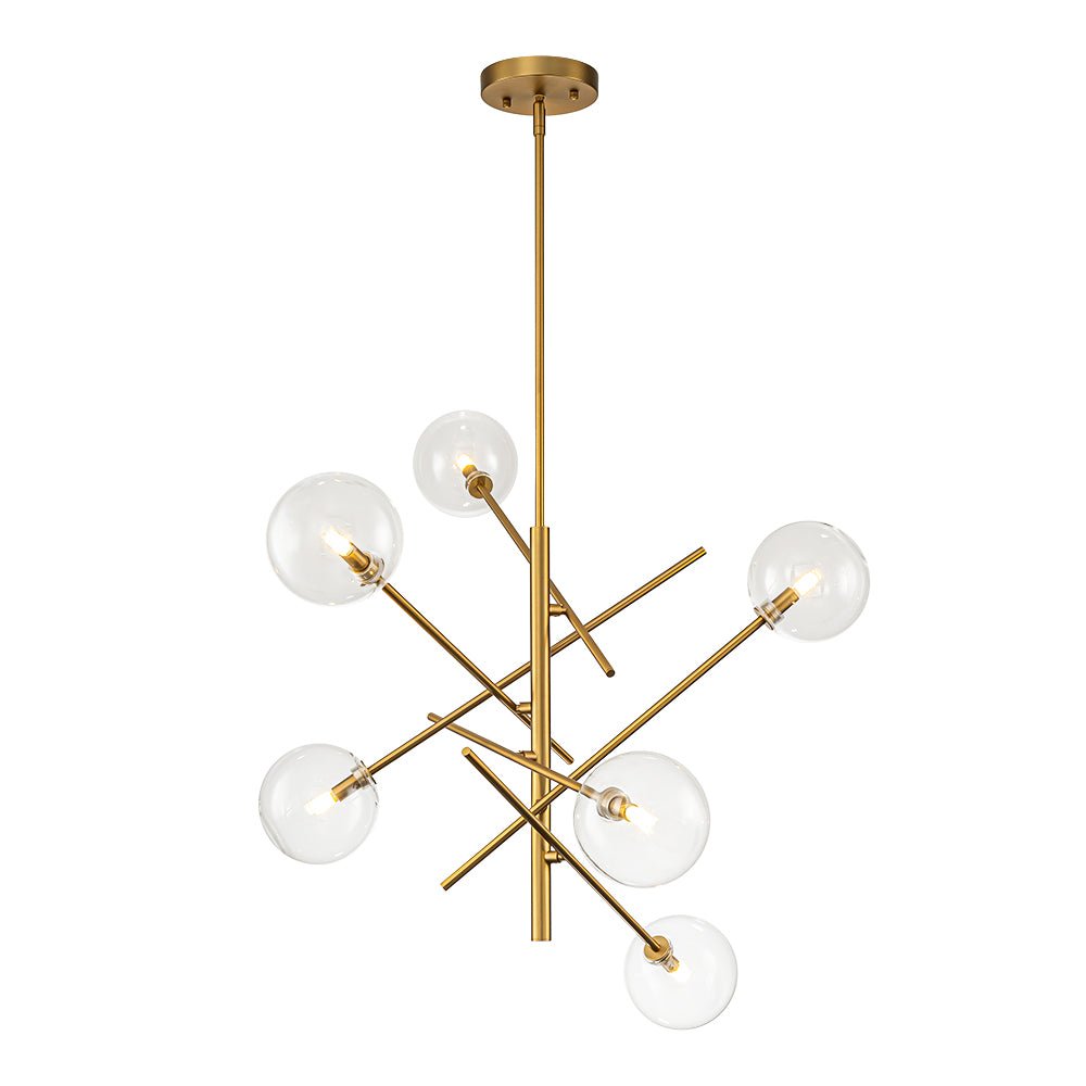Glitre Celestial Sputnik Glass Chandelier