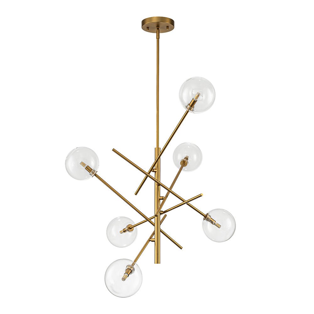 Glitre Celestial Sputnik Glass Chandelier