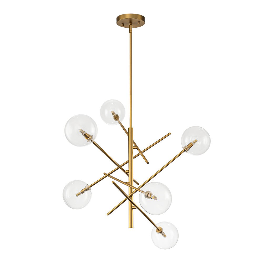 Glitre Celestial Sputnik Glass Chandelier