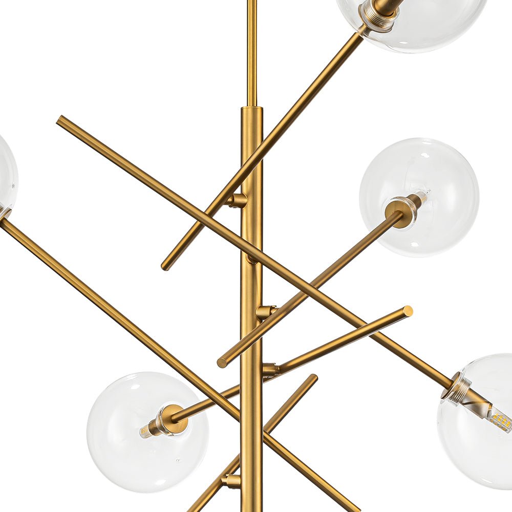 Glitre Celestial Sputnik Glass Chandelier