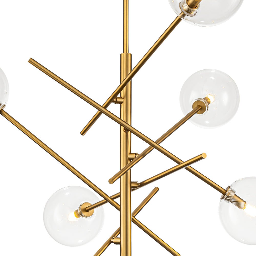 Glitre Celestial Sputnik Glass Chandelier