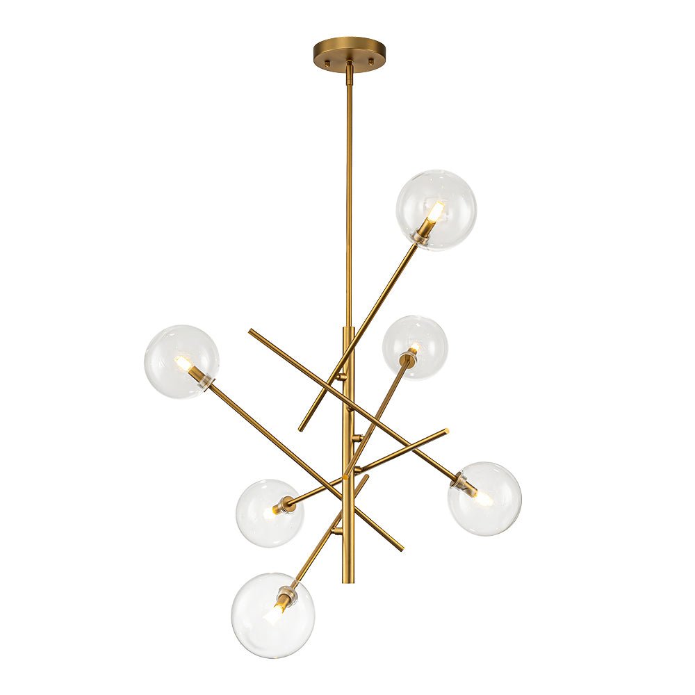 Glitre Celestial Sputnik Glass Chandelier