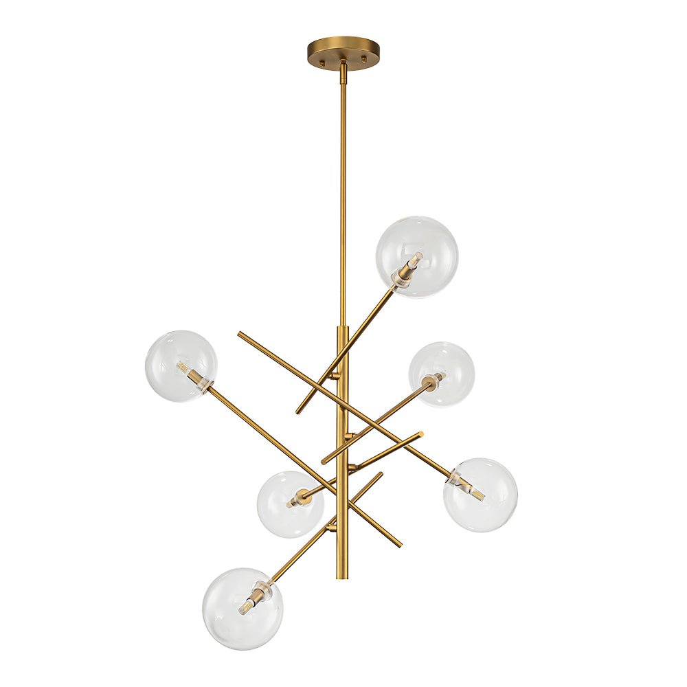 Glitre Celestial Sputnik Glass Chandelier