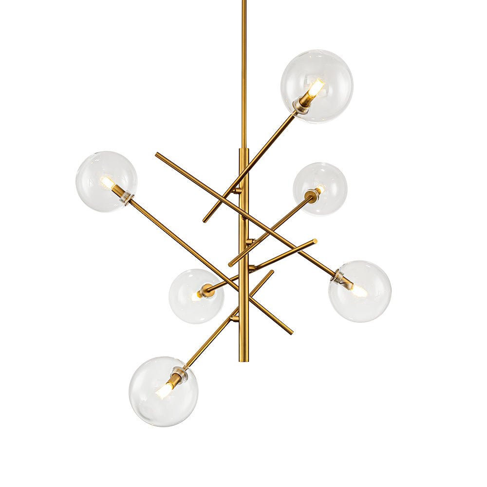 Glitre Celestial Sputnik Glass Chandelier