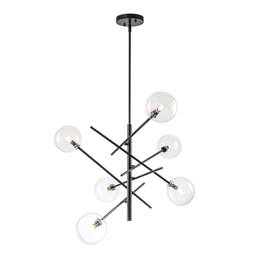 Glitre Celestial Sputnik Glass Chandelier