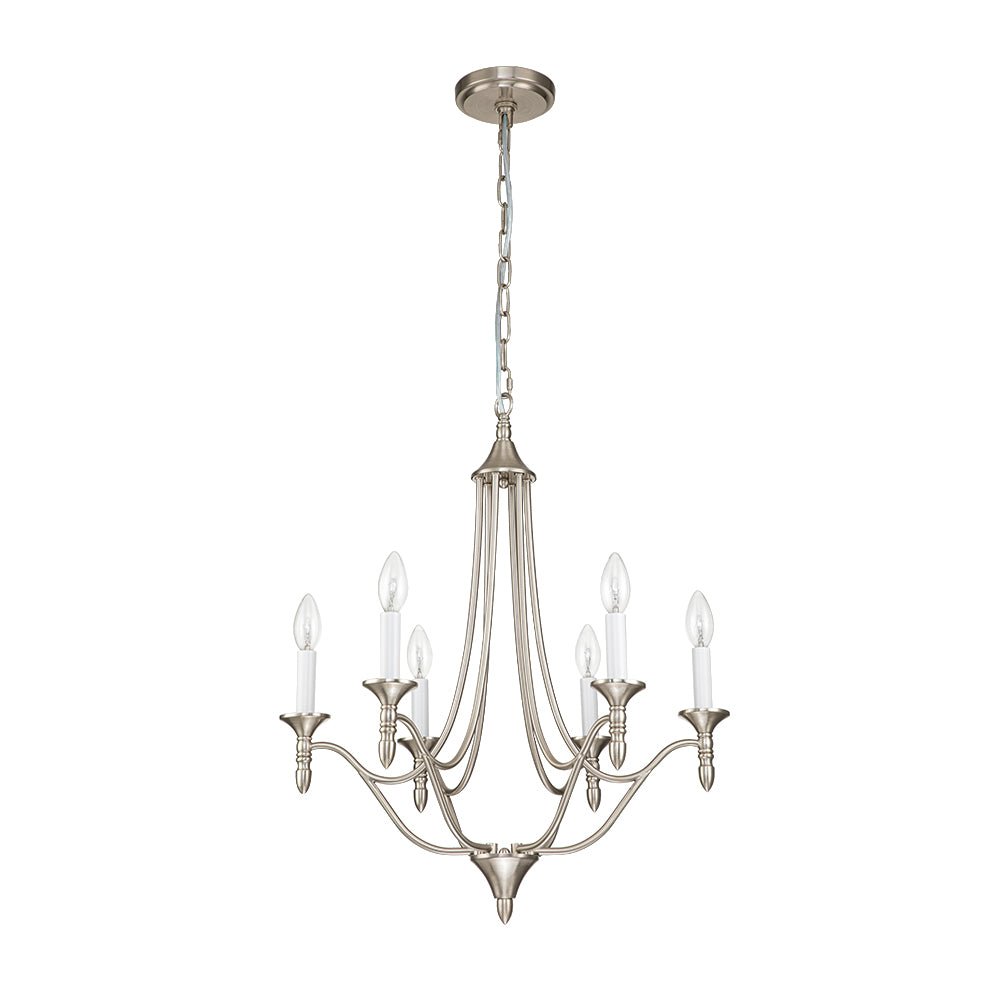 Plotun Classic Candle Style Empire Metal Chandelier