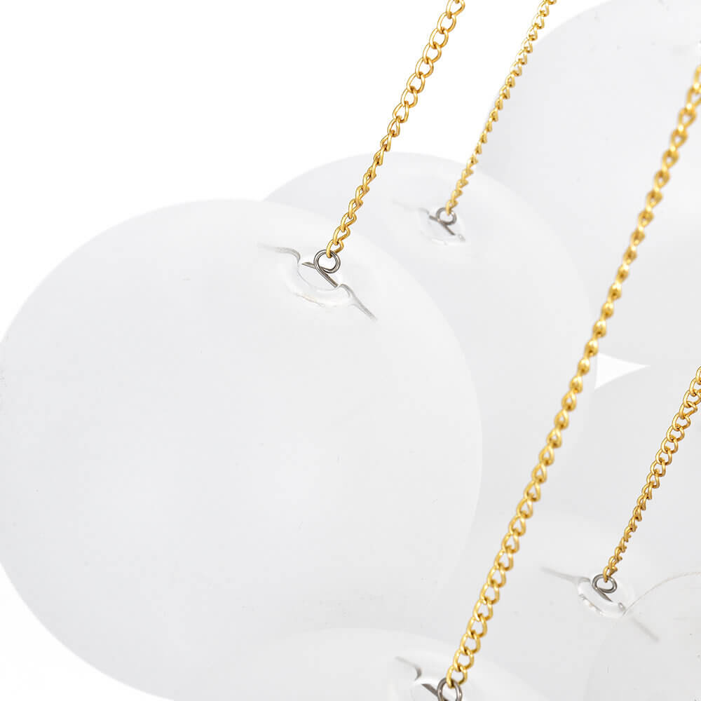 Hjemli Modern Metal Glass Chandelier