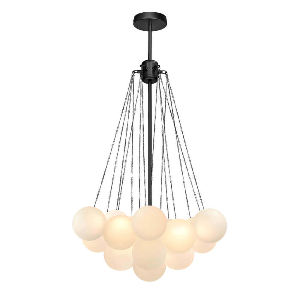 Hjemli Modern Metal Glass Chandelier