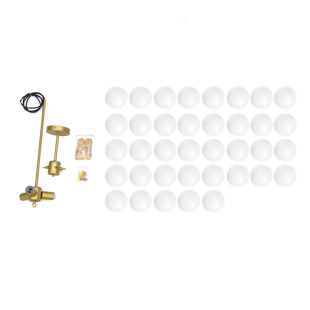 Hjemli Modern Metal Glass Chandelier