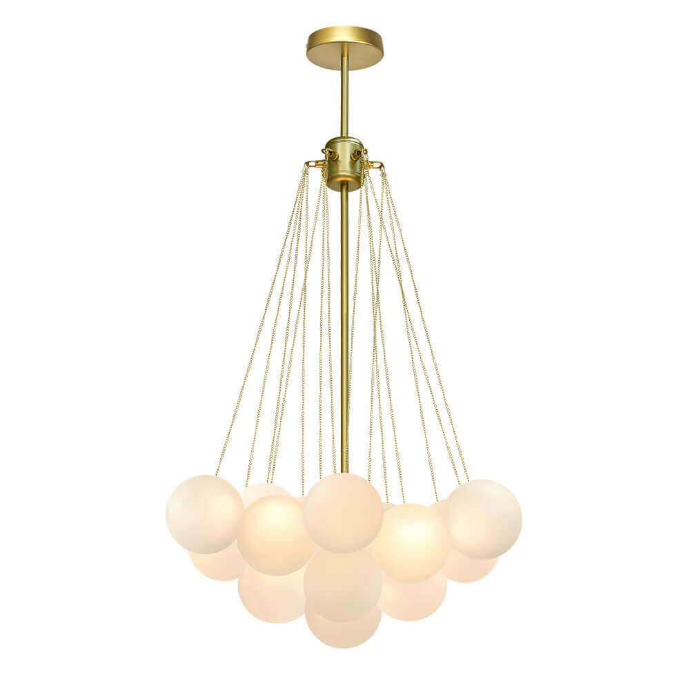 Hjemli Modern Metal Glass Chandelier