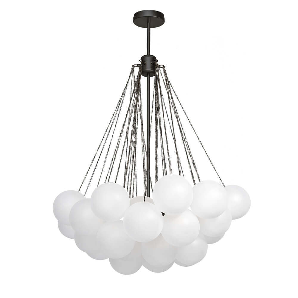 Hjemli Modern Metal Glass Chandelier