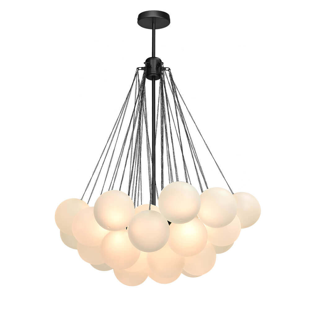 Hjemli Modern Metal Glass Chandelier