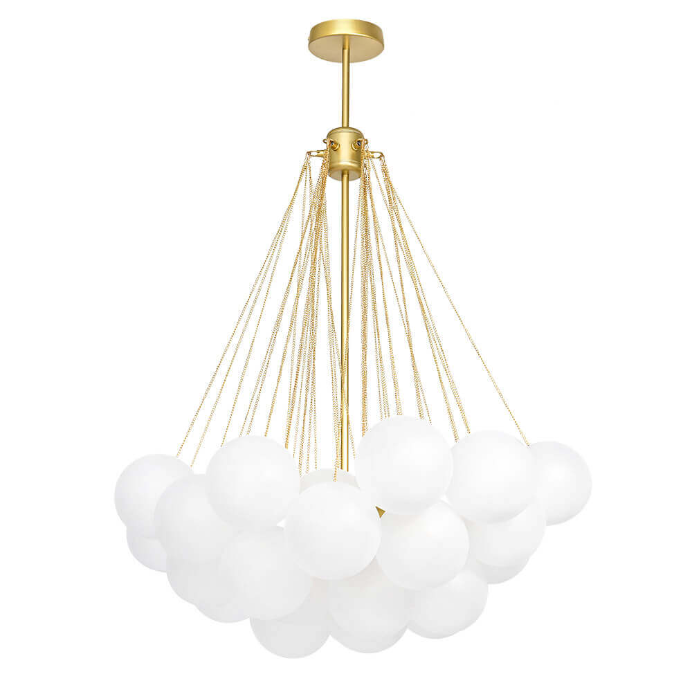 Hjemli Modern Metal Glass Chandelier