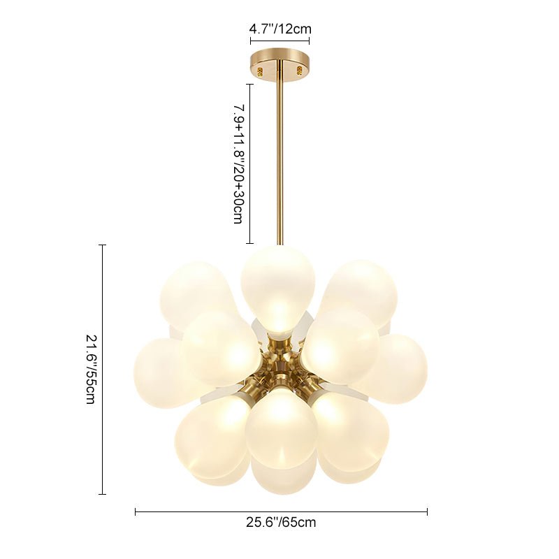 Jarnbrul Modern Glass Chandelier