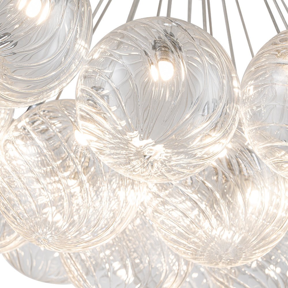 Waegn Modern Glass Metal Chandelier