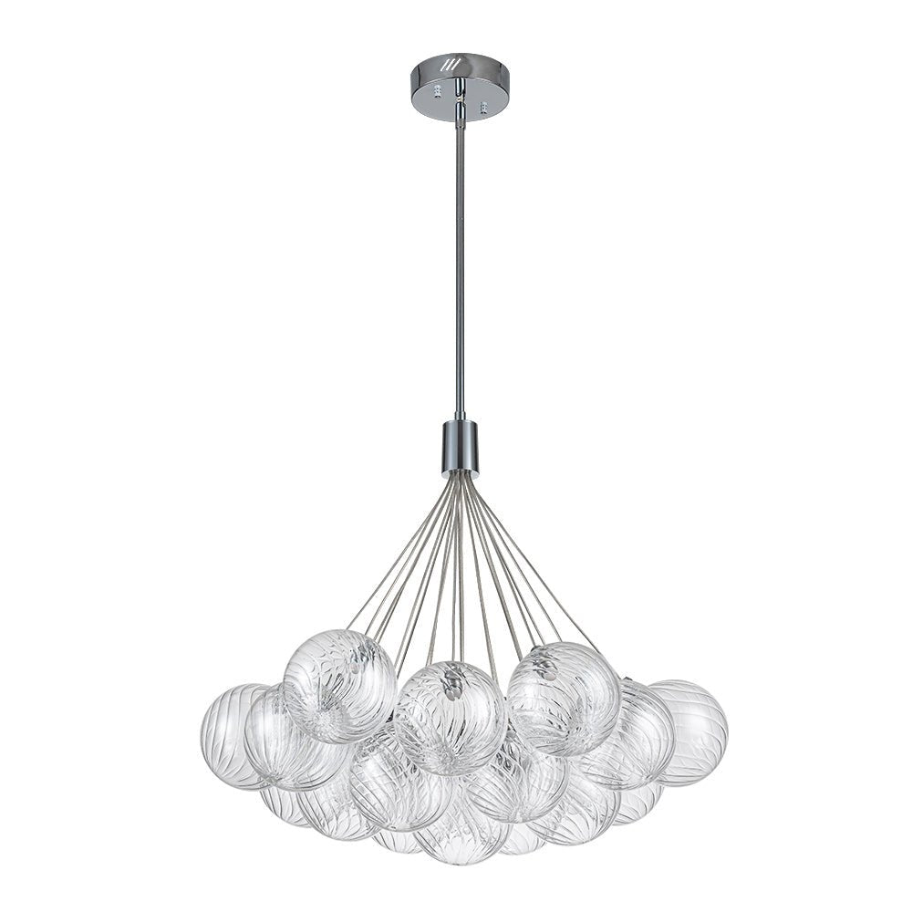 Waegn Modern Glass Metal Chandelier