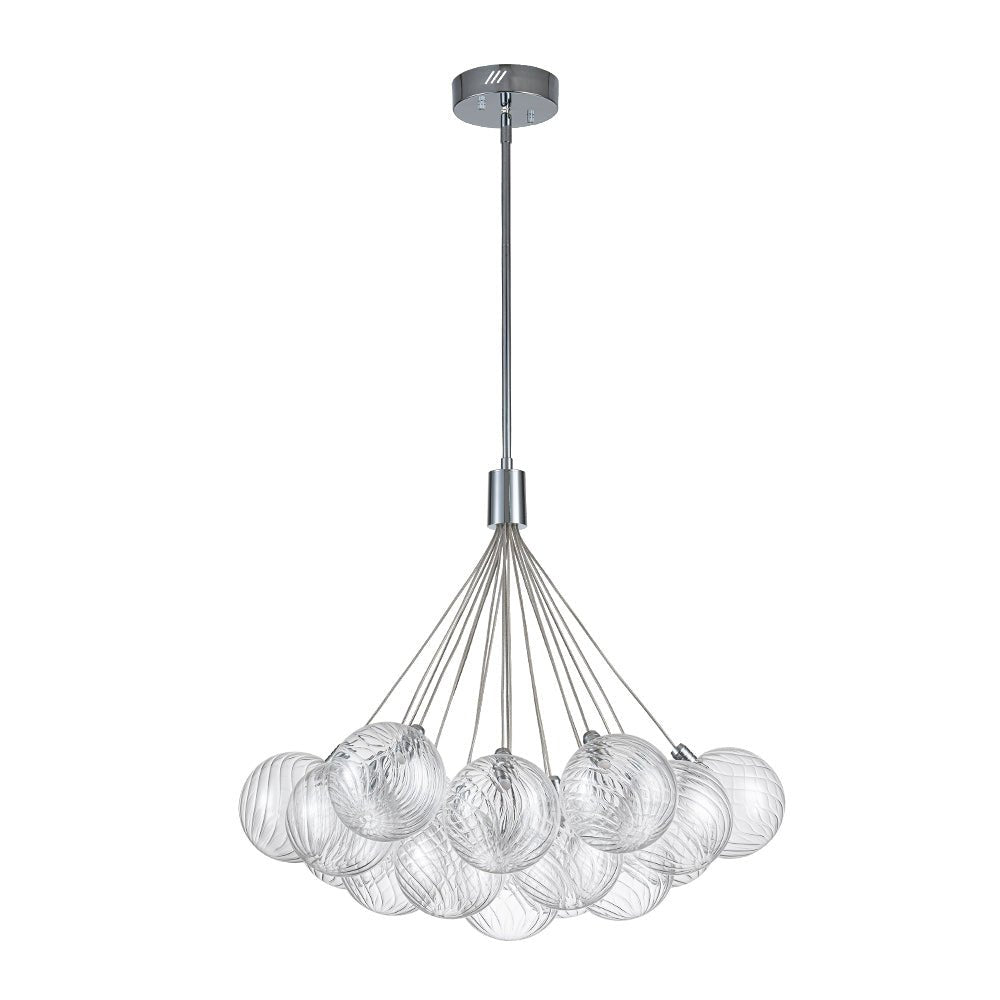 Waegn Modern Glass Metal Chandelier