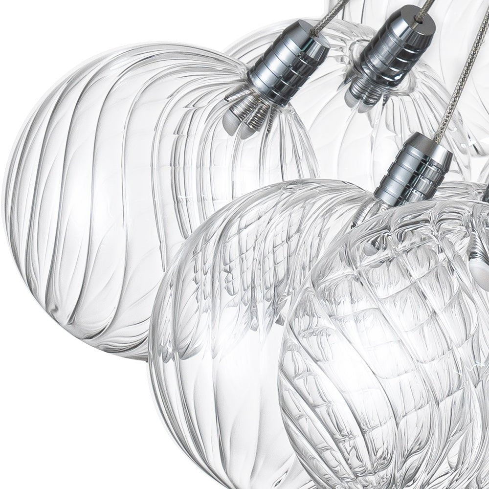 Waegn Modern Glass Metal Chandelier