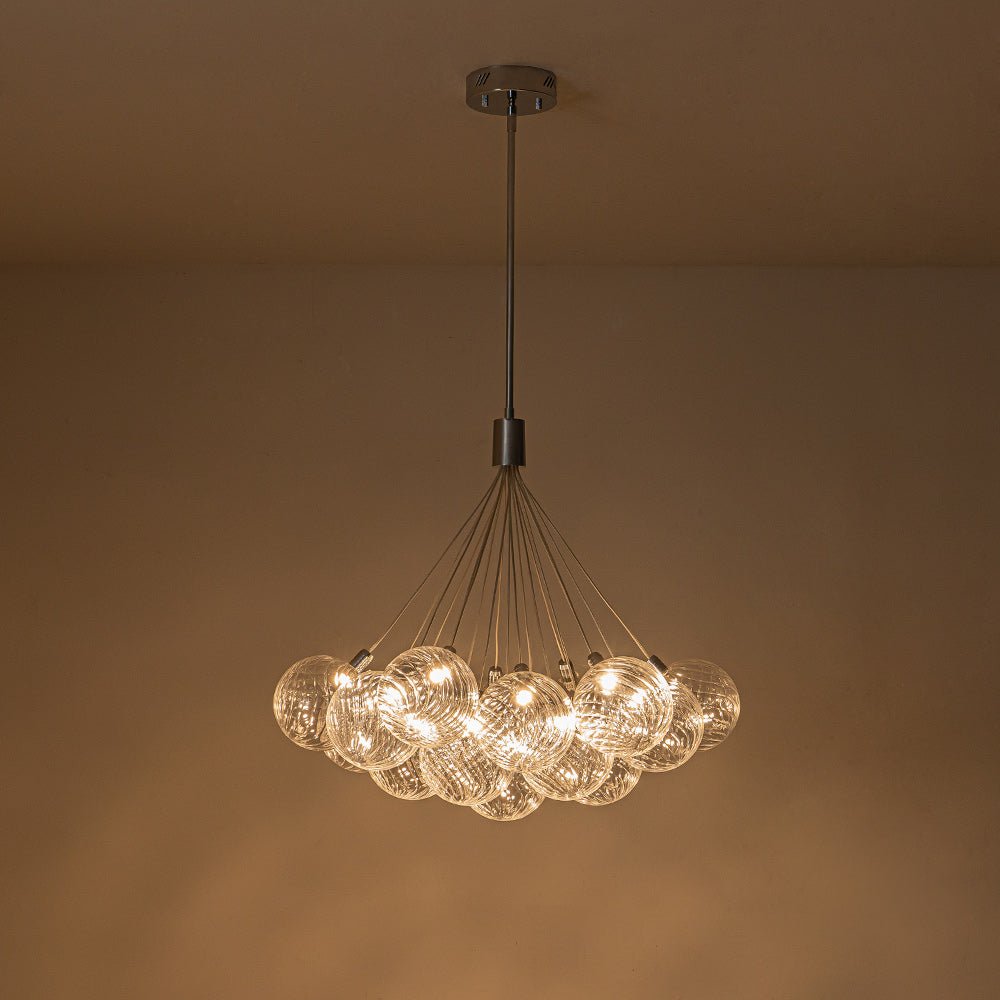 Waegn Modern Glass Metal Chandelier