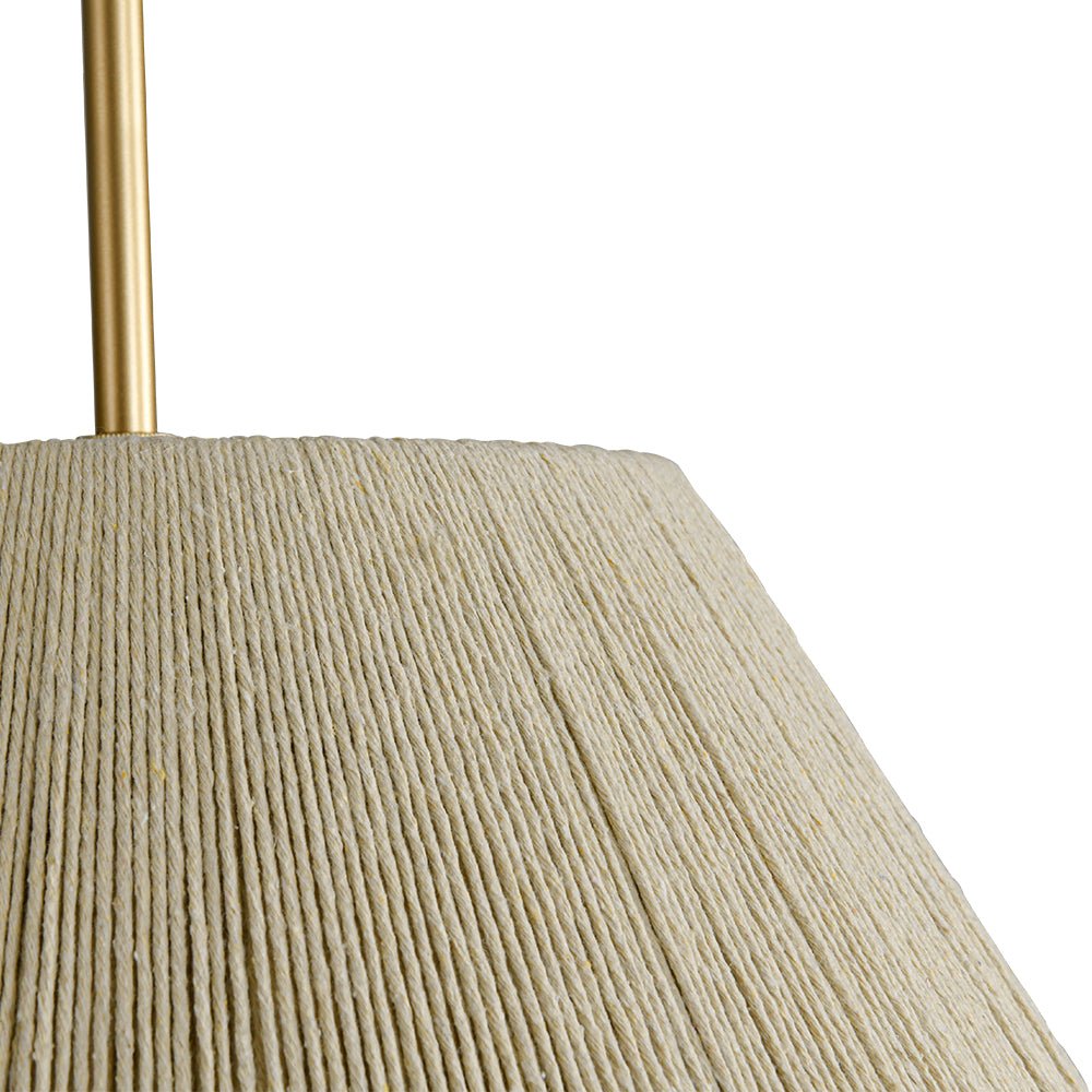 Ostruvum Conical Woven Thread Cage Metal Pendant Light