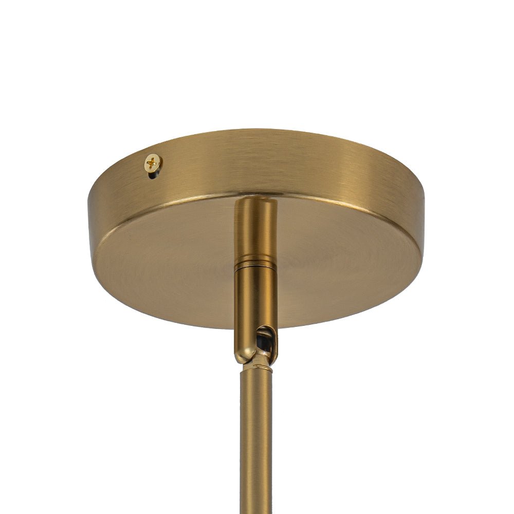 Jarnbruva Contemporary Cluster Seeded Glass Chandelier