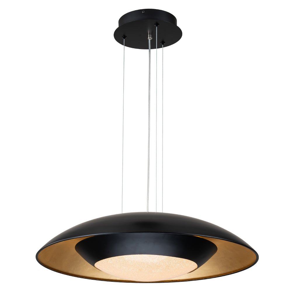 Dvaluvox Contemporary Dimmable Wide Metal Pendant Light