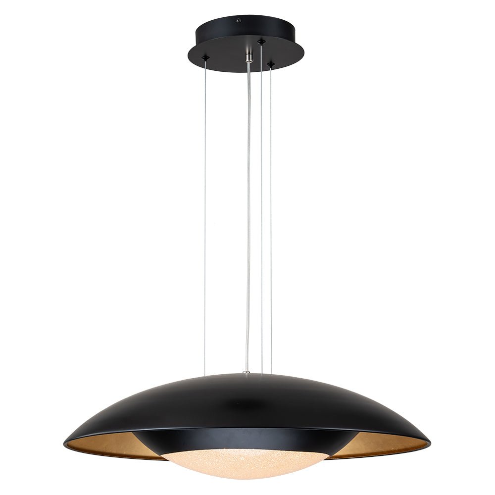 Dvaluvox Contemporary Dimmable Wide Metal Pendant Light