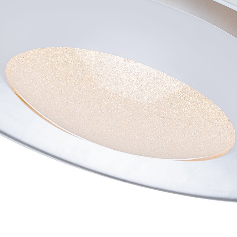 Dvaluvox Contemporary Dimmable Wide Metal Pendant Light