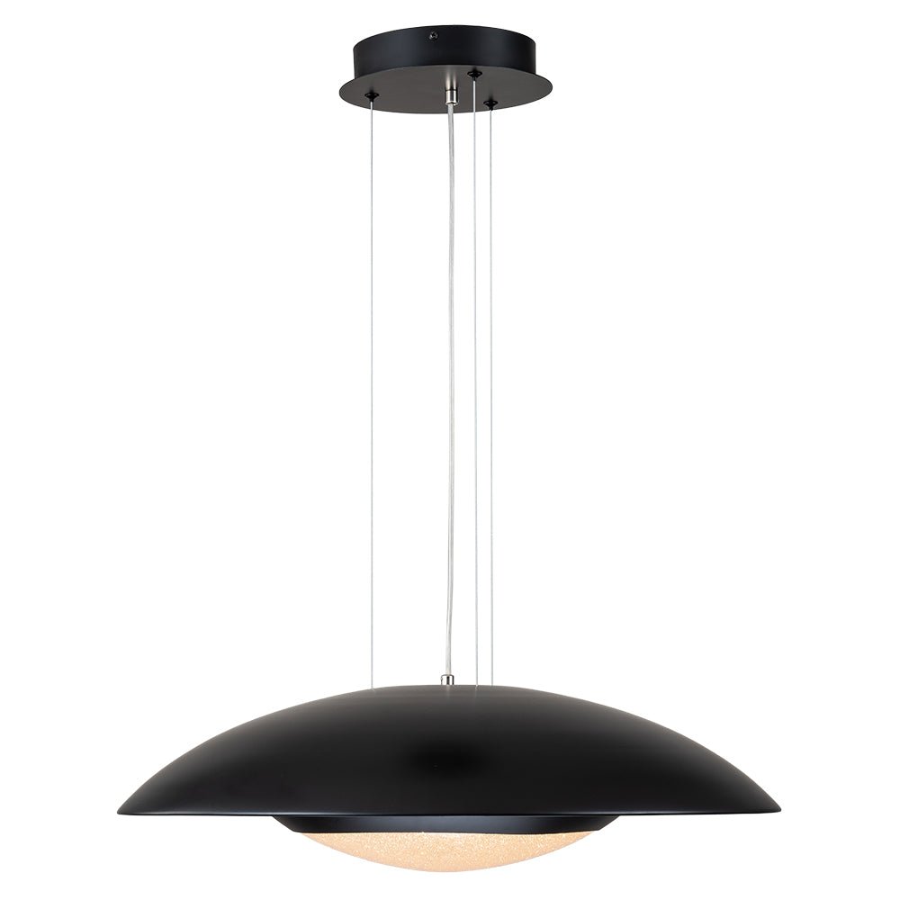 Dvaluvox Contemporary Dimmable Wide Metal Pendant Light