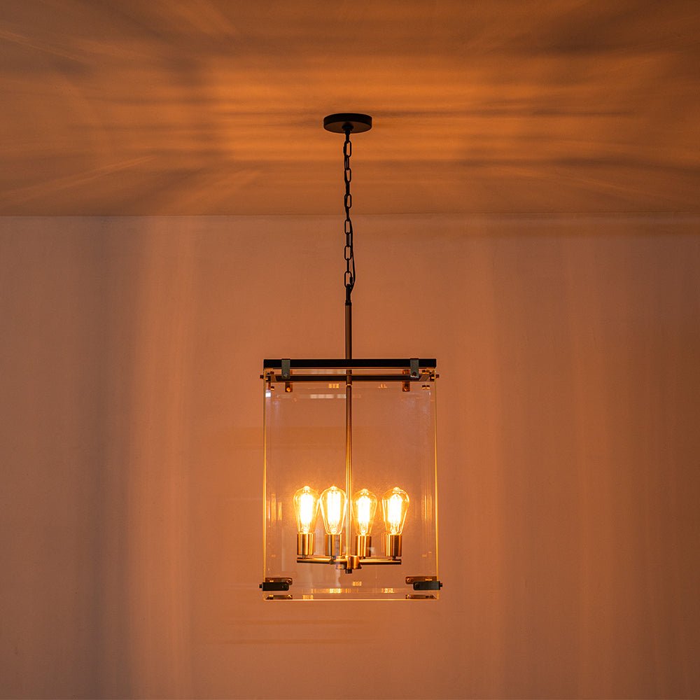 Glorius Contemporary Glass Pendant Chandelier