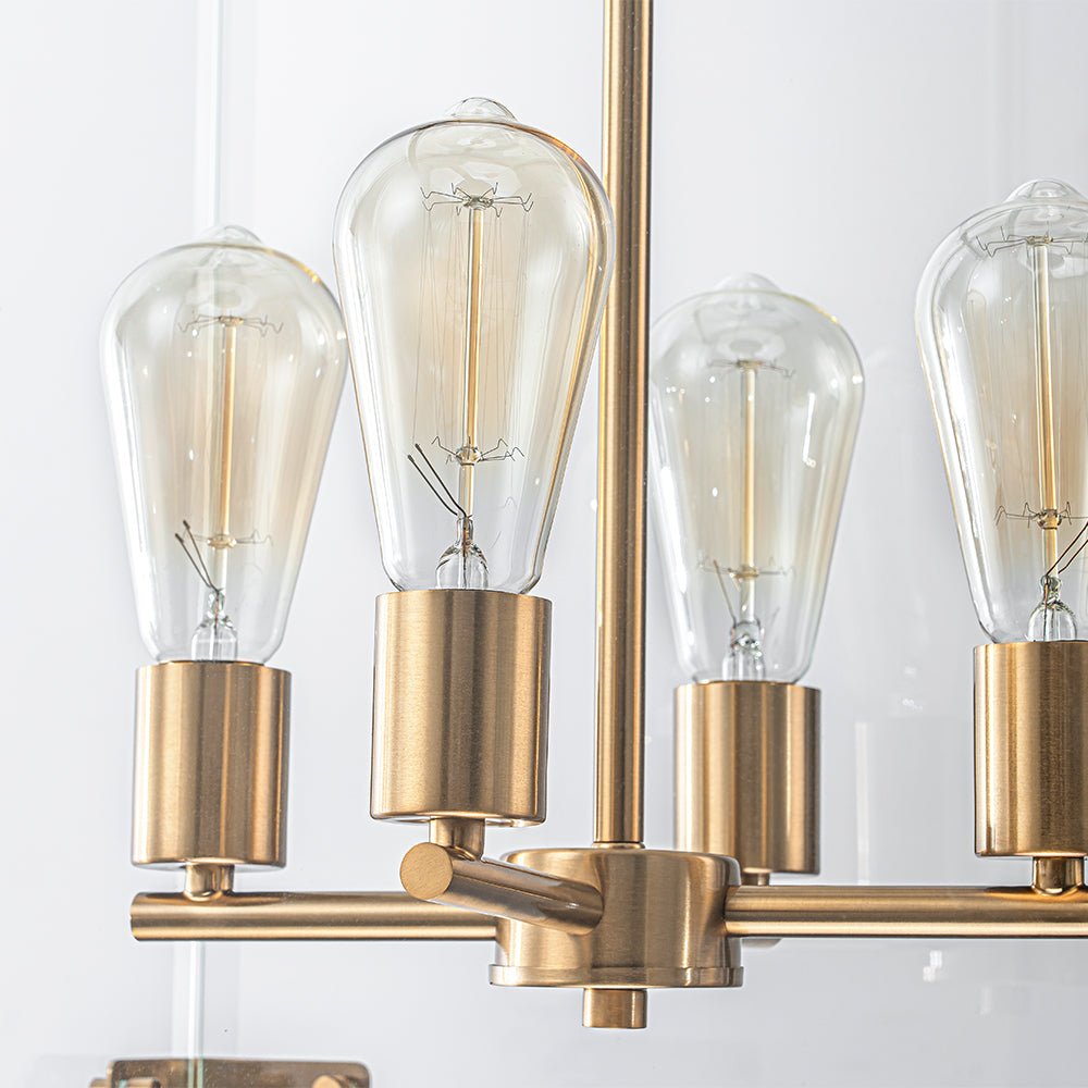 Glorius Contemporary Glass Pendant Chandelier