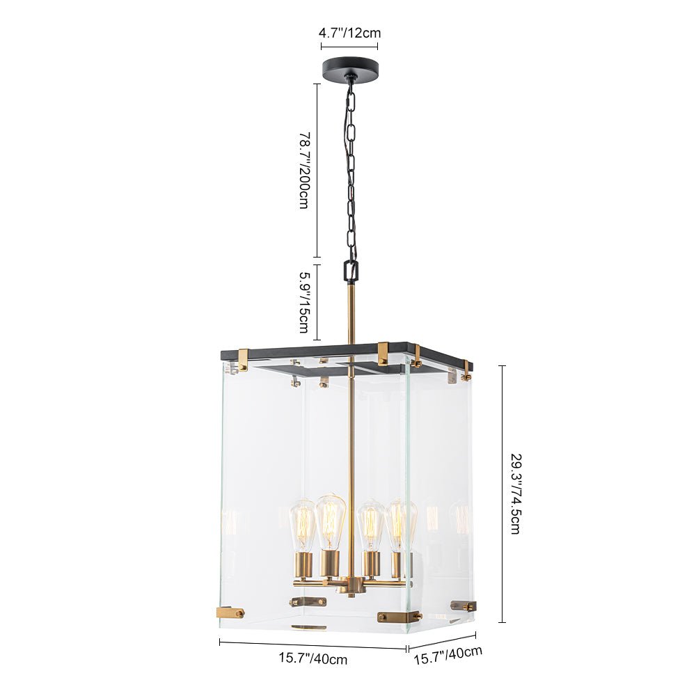 Glorius Contemporary Glass Pendant Chandelier
