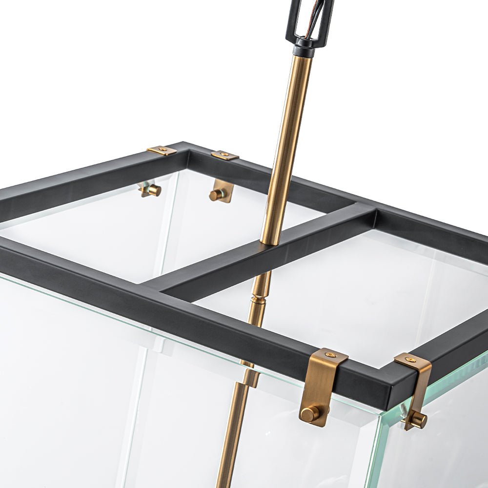 Glorius Contemporary Glass Pendant Chandelier
