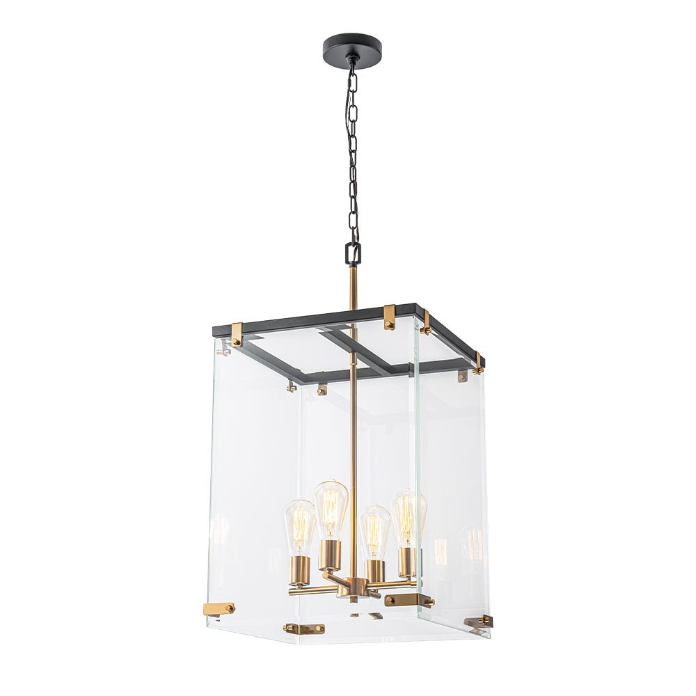 Glorius Contemporary Glass Pendant Chandelier