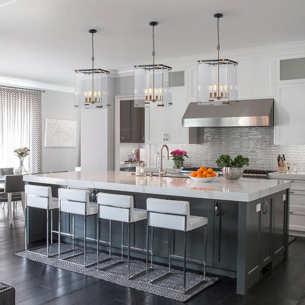 Glorius Contemporary Glass Pendant Chandelier