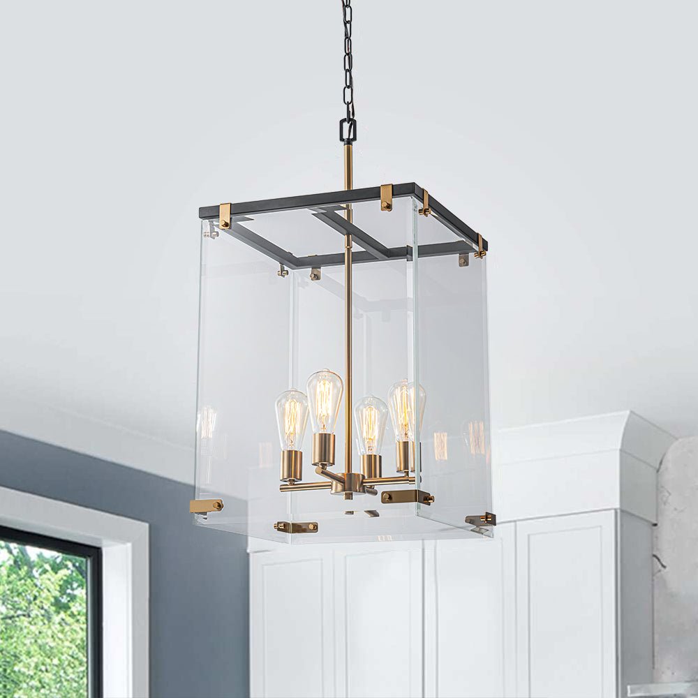 Glorius Contemporary Glass Pendant Chandelier