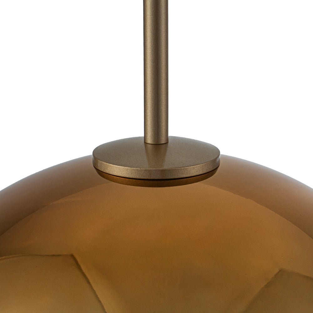 Ostruvix Contemporary Polished Gradual Glass Pendant Light