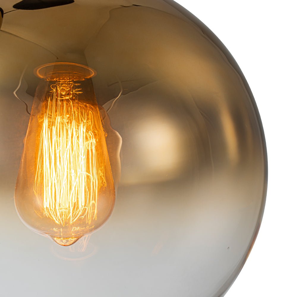 Ostruvix Contemporary Polished Gradual Glass Pendant Light
