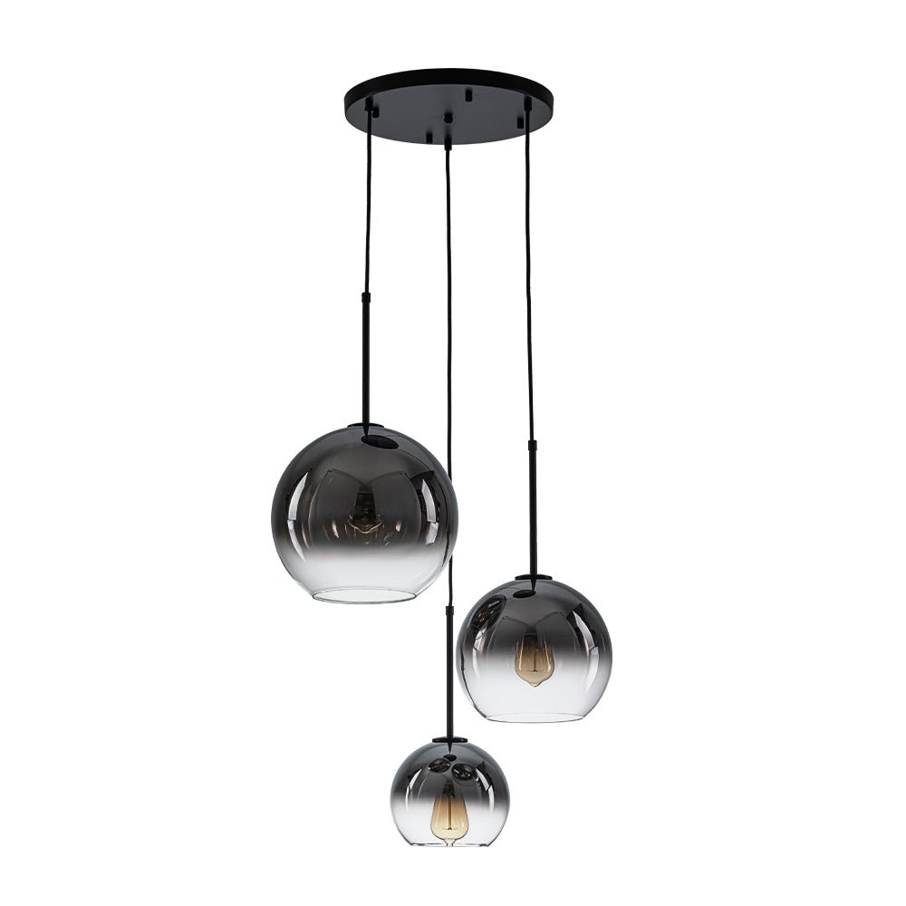 Ostruvix Contemporary Polished Gradual Glass Pendant Light