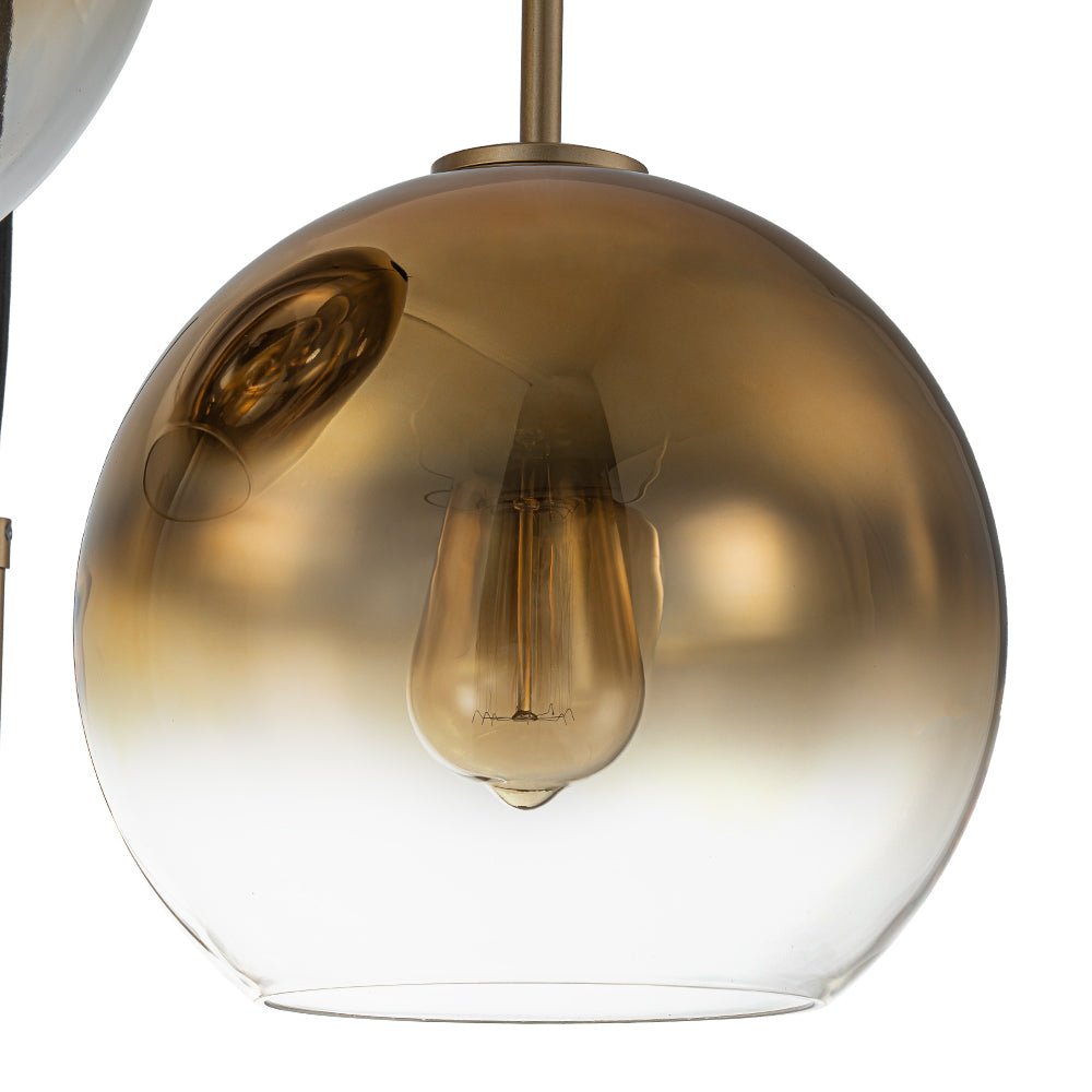 Ostruvix Contemporary Polished Gradual Glass Pendant Light