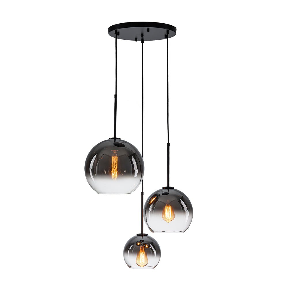 Ostruvix Contemporary Polished Gradual Glass Pendant Light