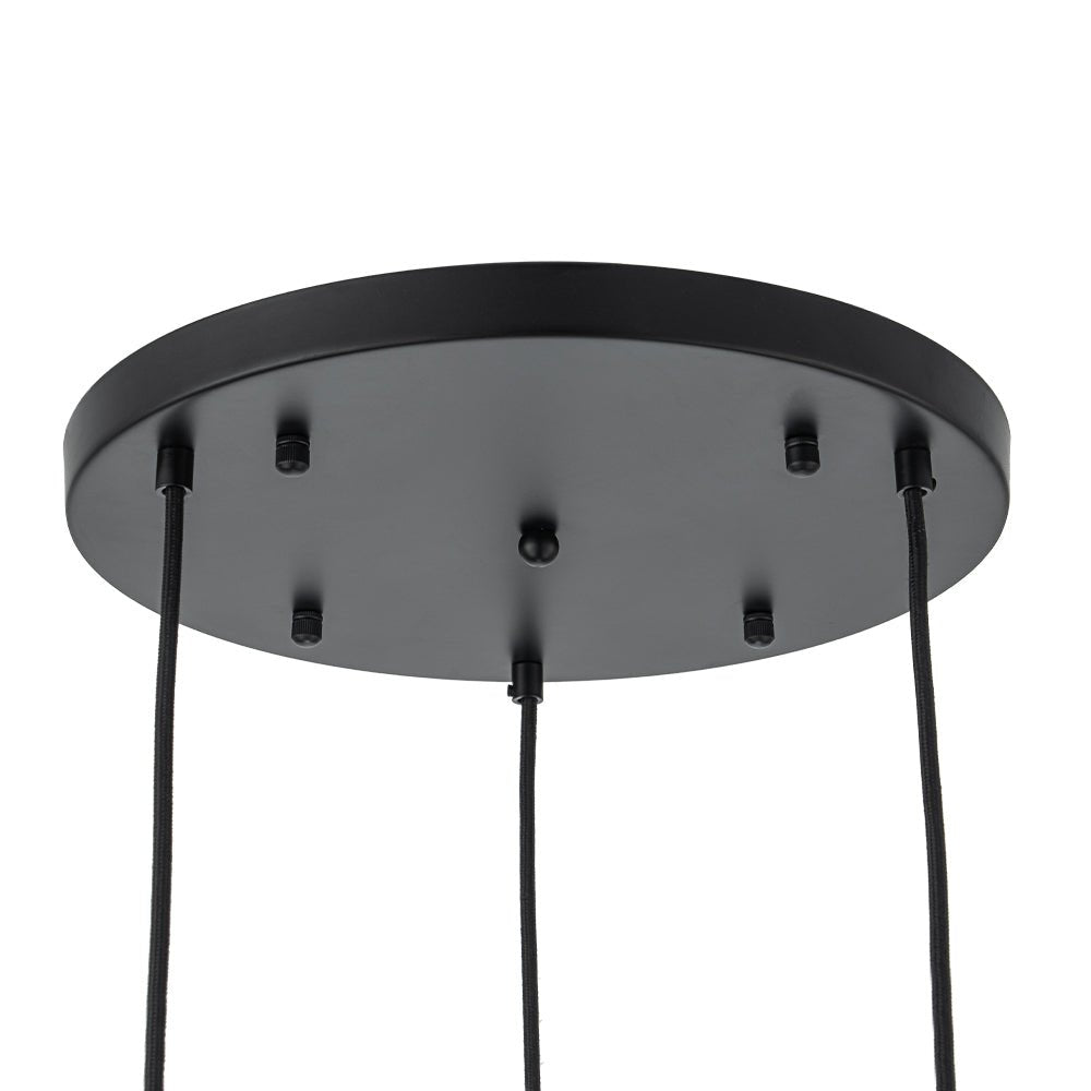 Ostruvix Contemporary Polished Gradual Glass Pendant Light